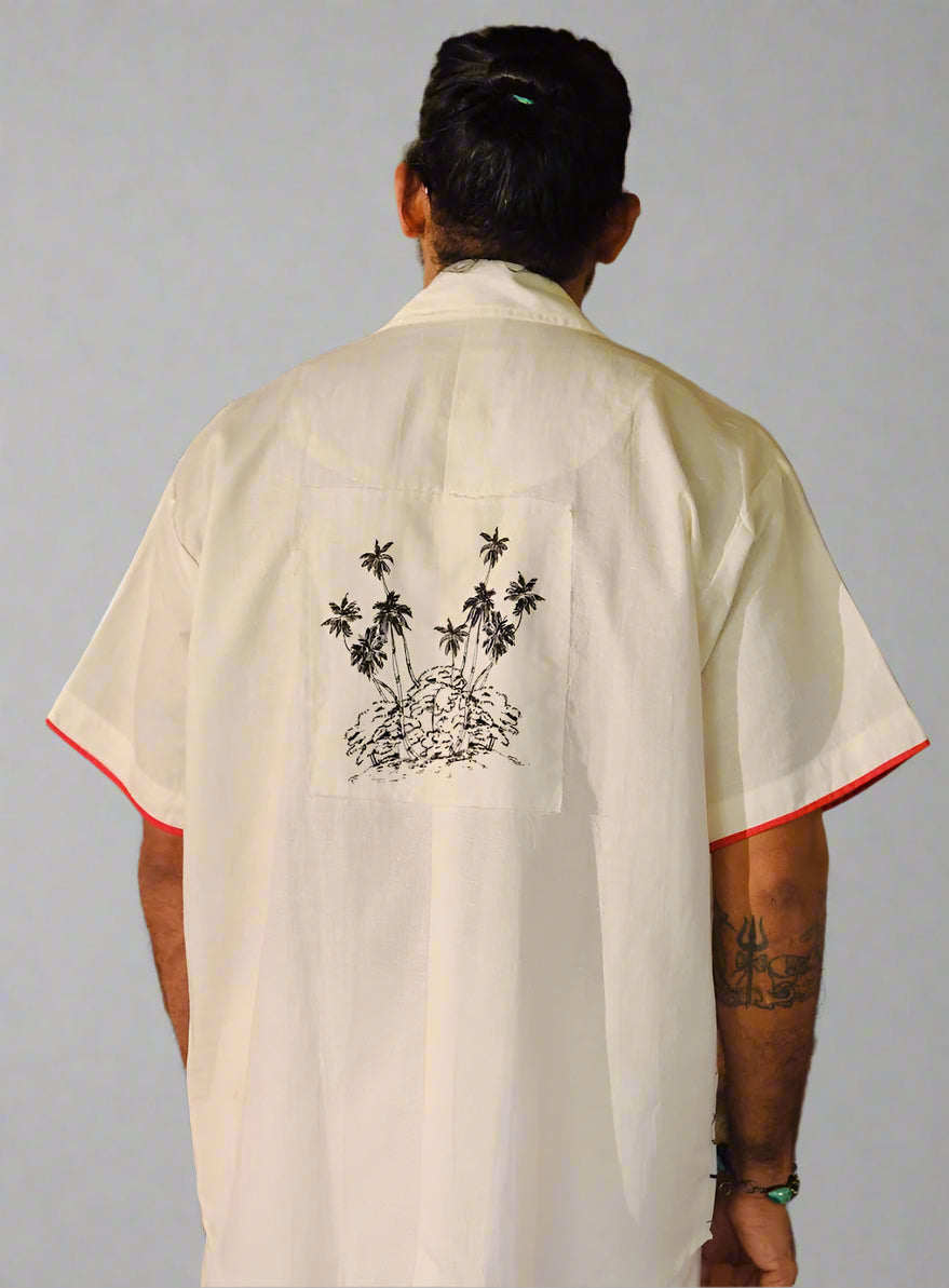 Varambu shirt white with mundu
