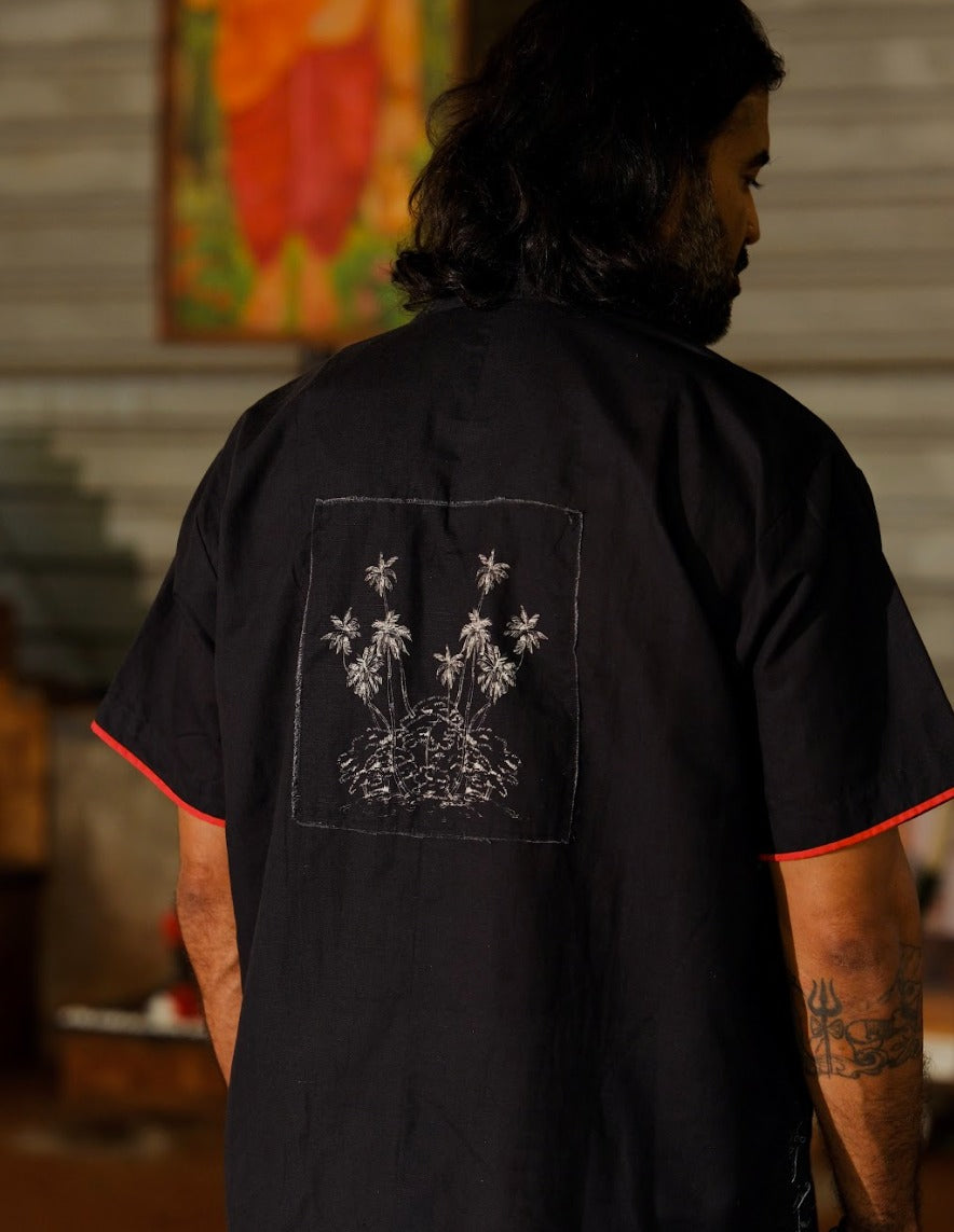 Varambu Half Sleeve Shirt Black